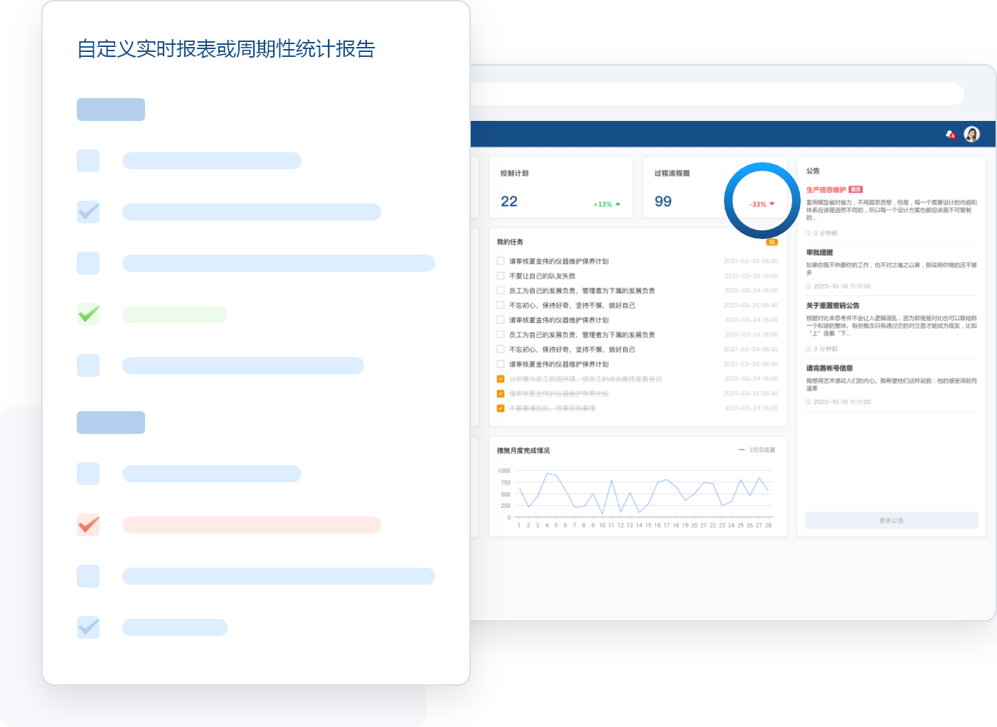 自定義報表和統(tǒng)計報告